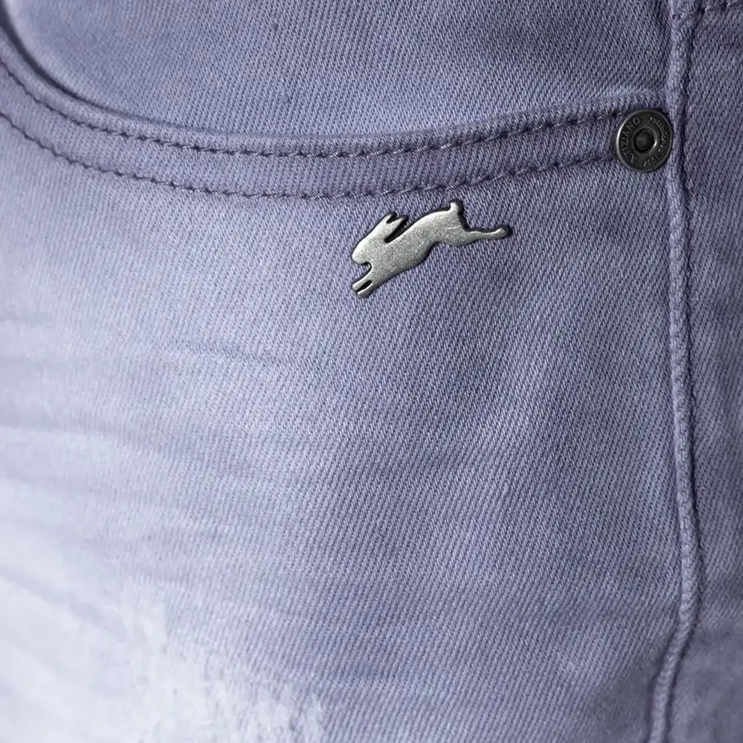 Men's Caspian Twill Jean With Hand Spray Pant - Image 6