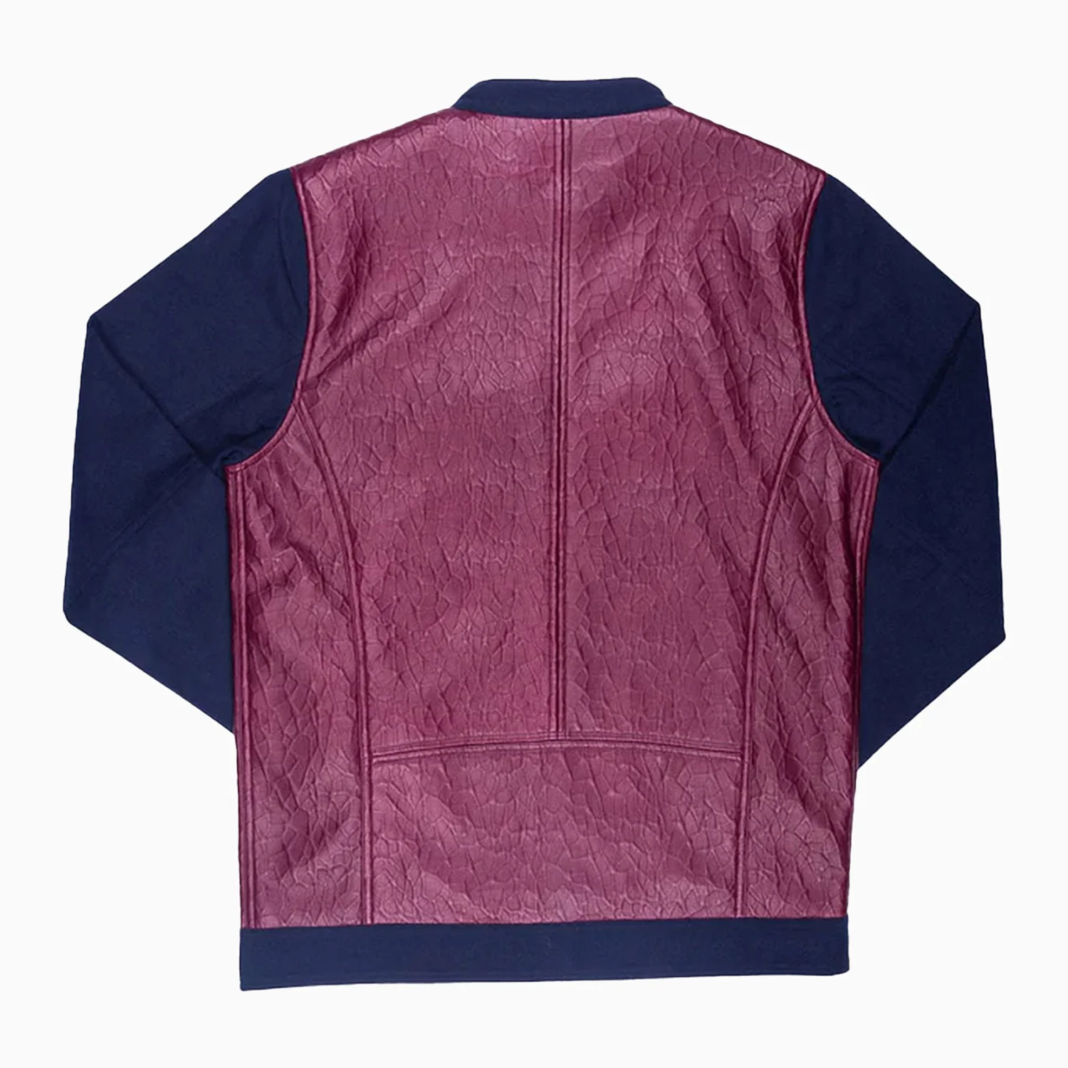 Men's Devin Faux Leather Bomber Jacket - Image 2
