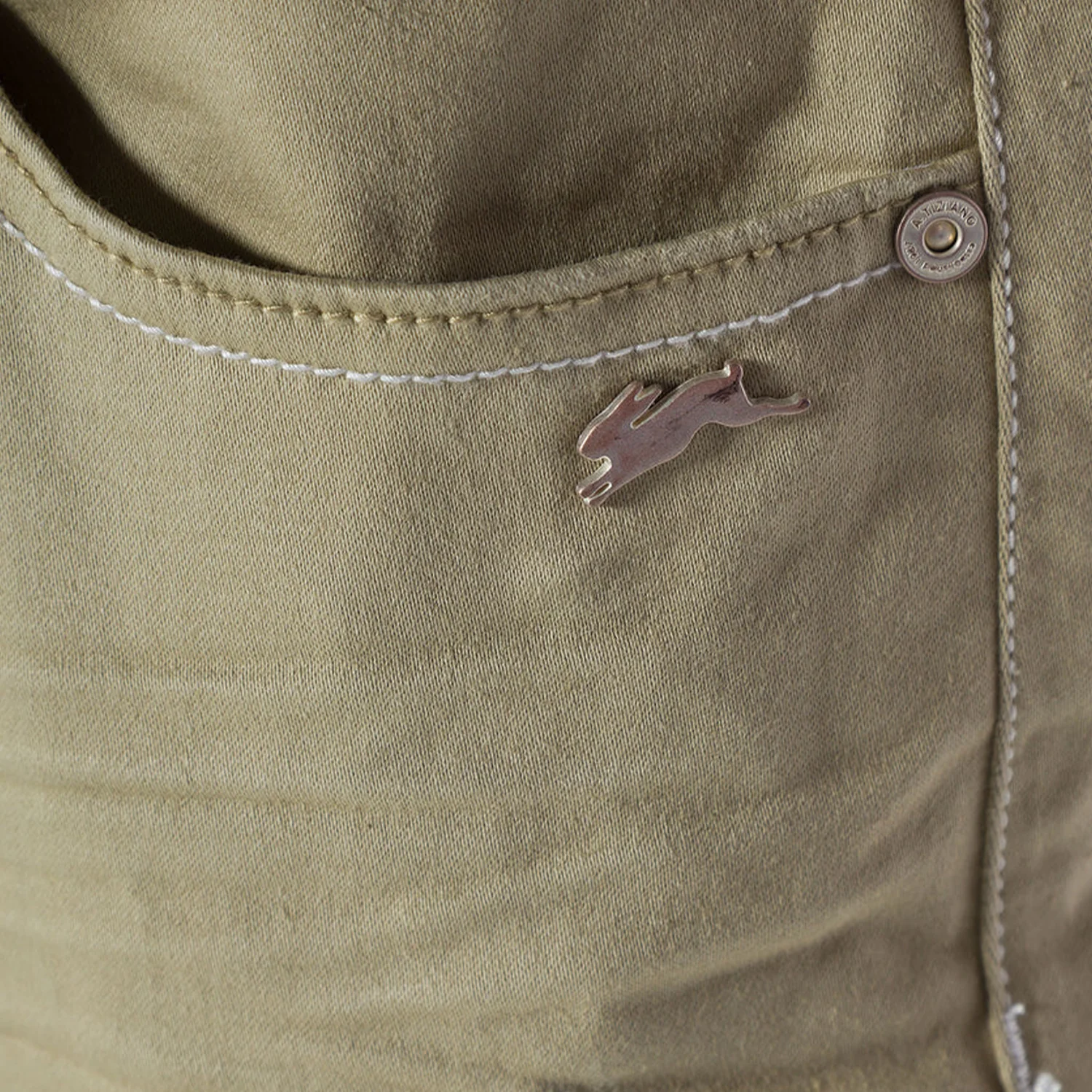 Men's Hugo Stretch Twill Denim Jeans Pant - Image 3