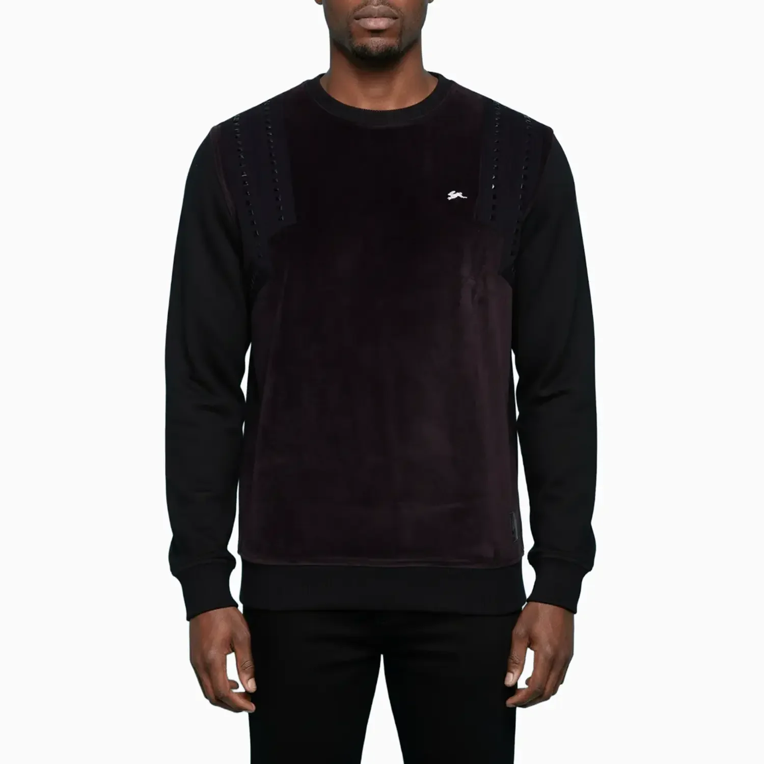 Men's Pete Fleece Crew Neck With Studs Sweatshirt