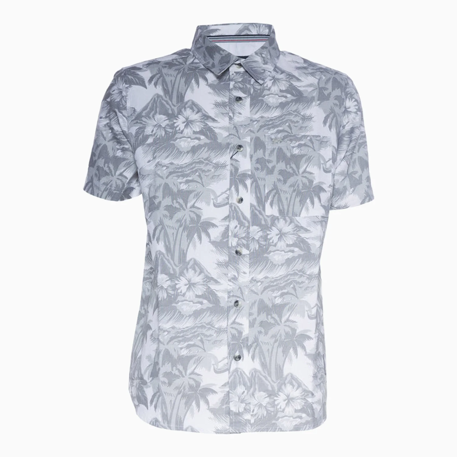 Men's Printed Linen Shirt And Shorts Outfit - Image 4