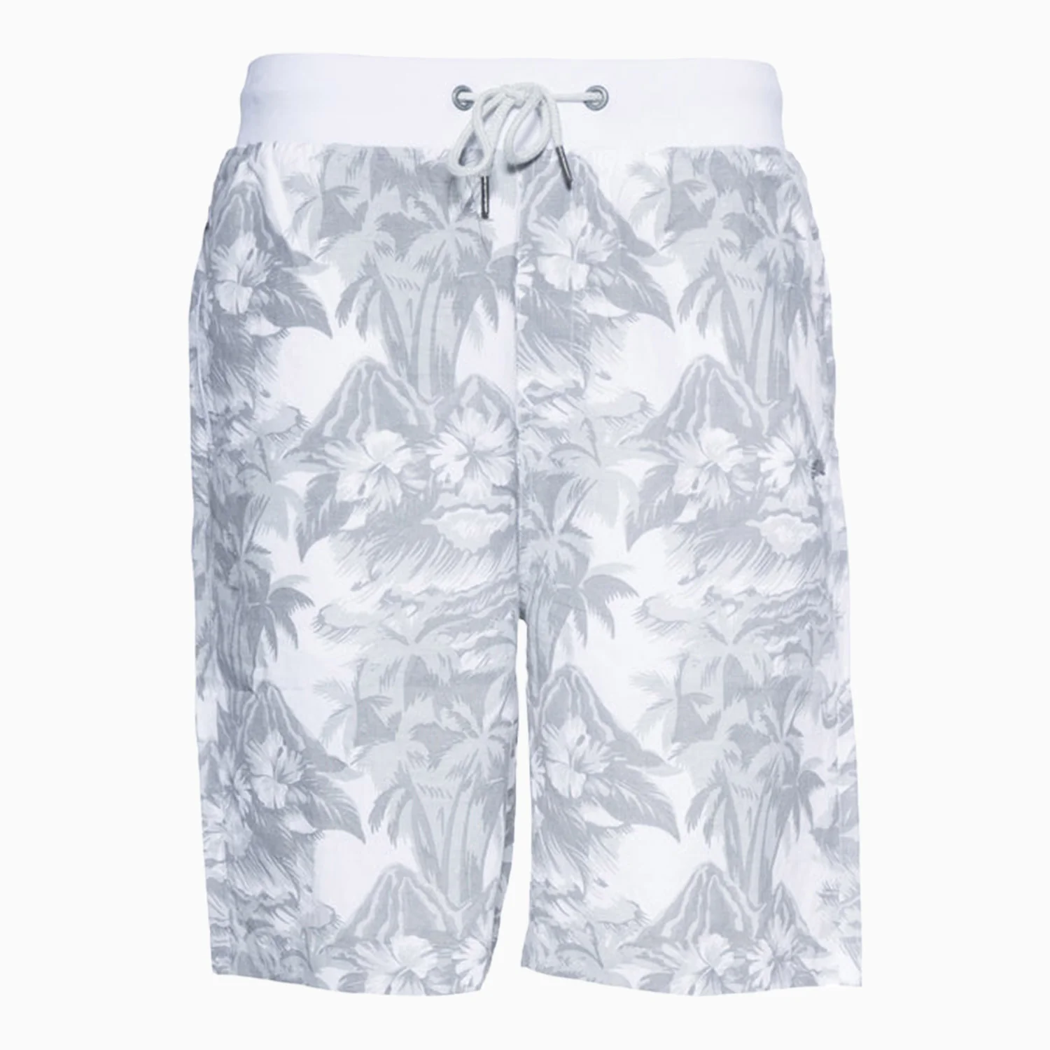 Men's Printed Linen Shirt And Shorts Outfit - Image 5