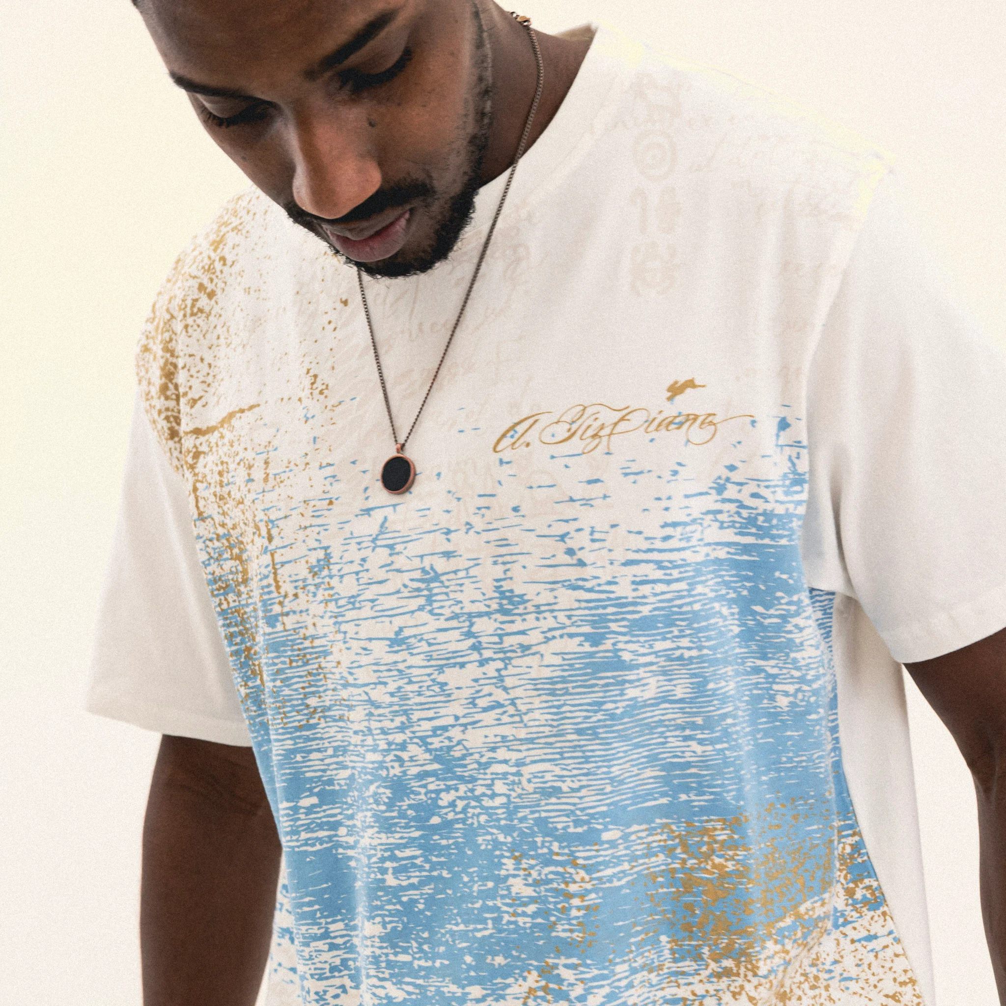 Men's Reubin Graphic Print Short Sleeve T Shirt - Image 2
