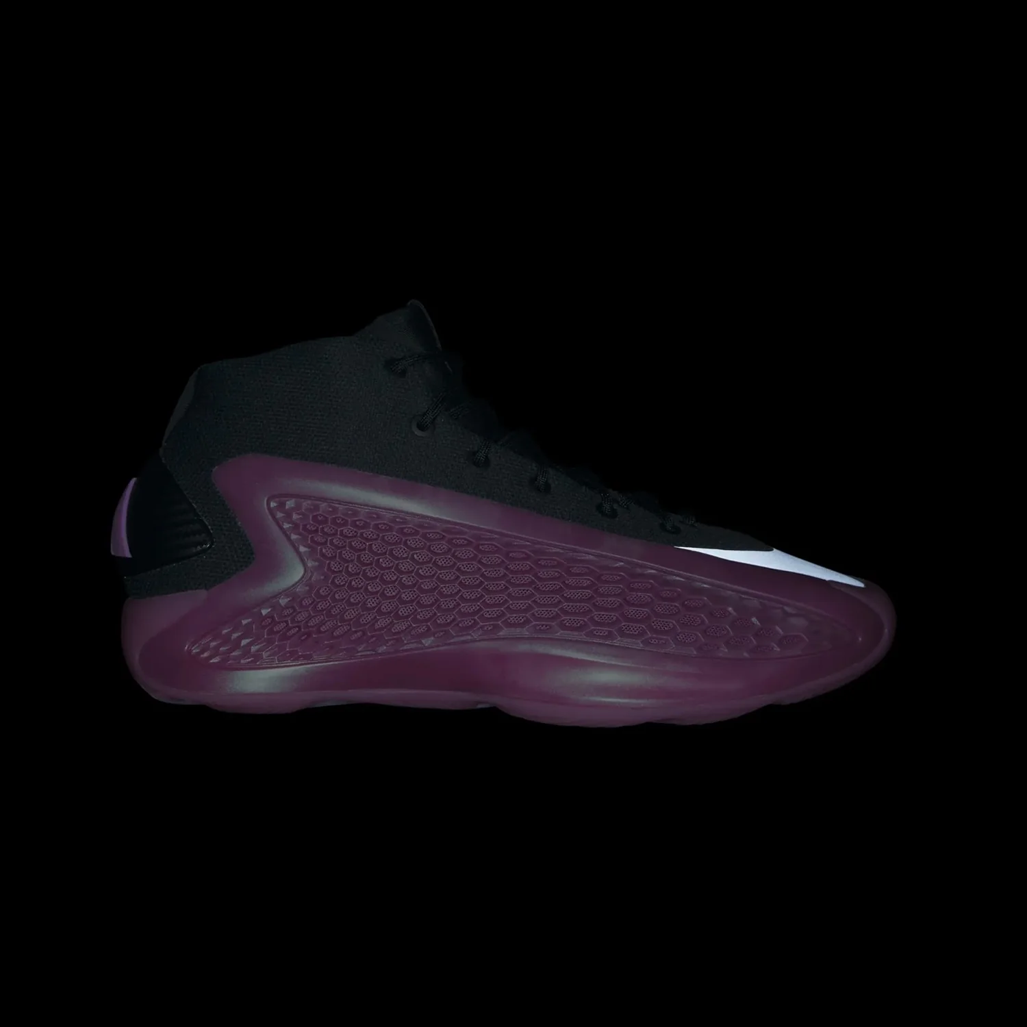 Anthony Edwards 1 "Preloved Purple" Mid Basketball Shoes - Image 4