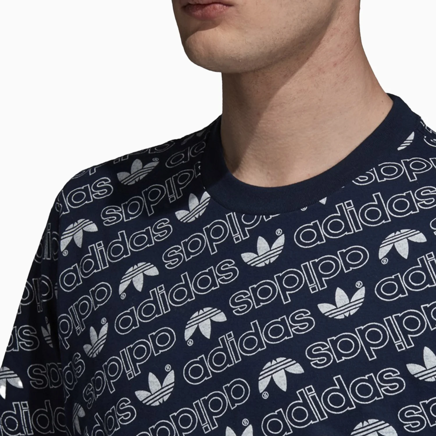 Men's Originals Adidas Performance - Monogram Logo T-shirt - Image 3