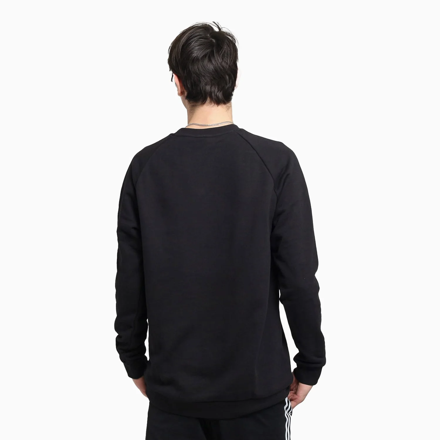 Men's Trefoil Warmup Crewneck Sweatshirt - Image 4