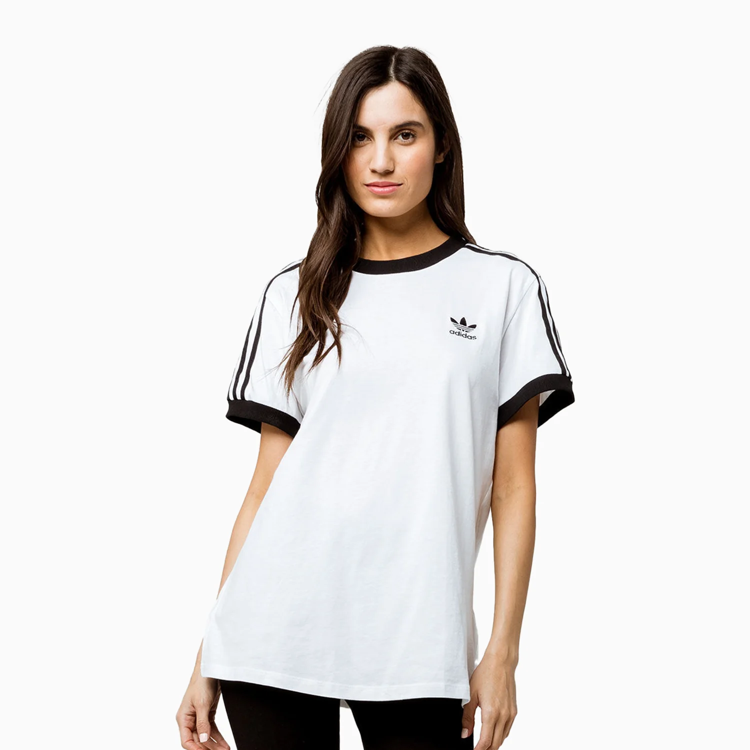 Women's 3 Stripes Short Sleeve T Shirt - Image 4