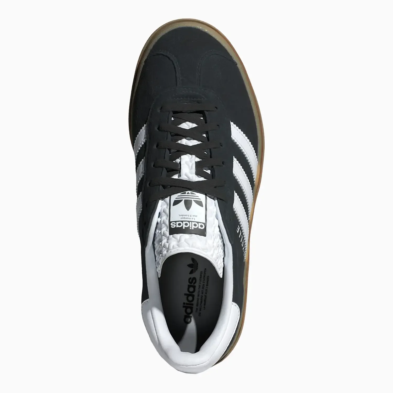 Women's Originals Gazelle Bold "Black White Gum" Shoes - Image 6