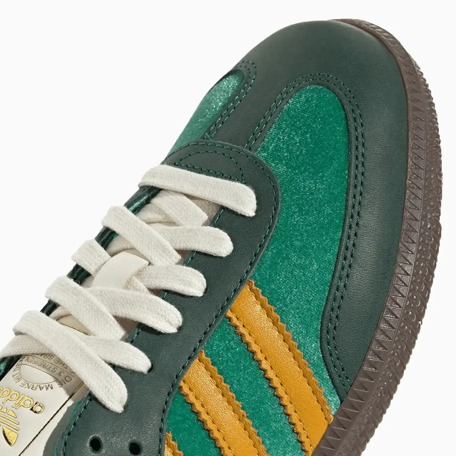 Women's Originals Samba OG "Green Preloved Yellow Velvet" - Image 10