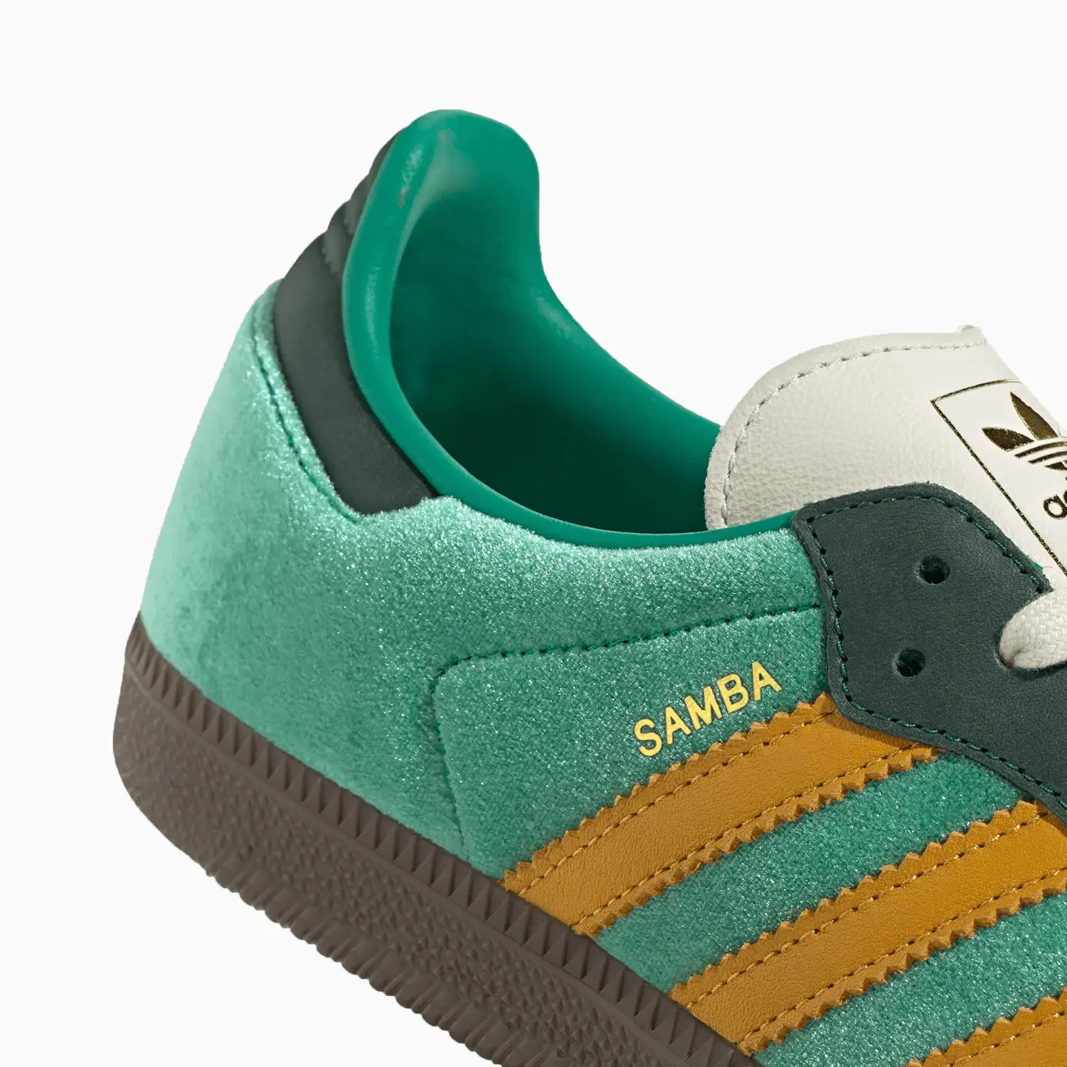 Women's Originals Samba OG "Green Preloved Yellow Velvet" - Image 11