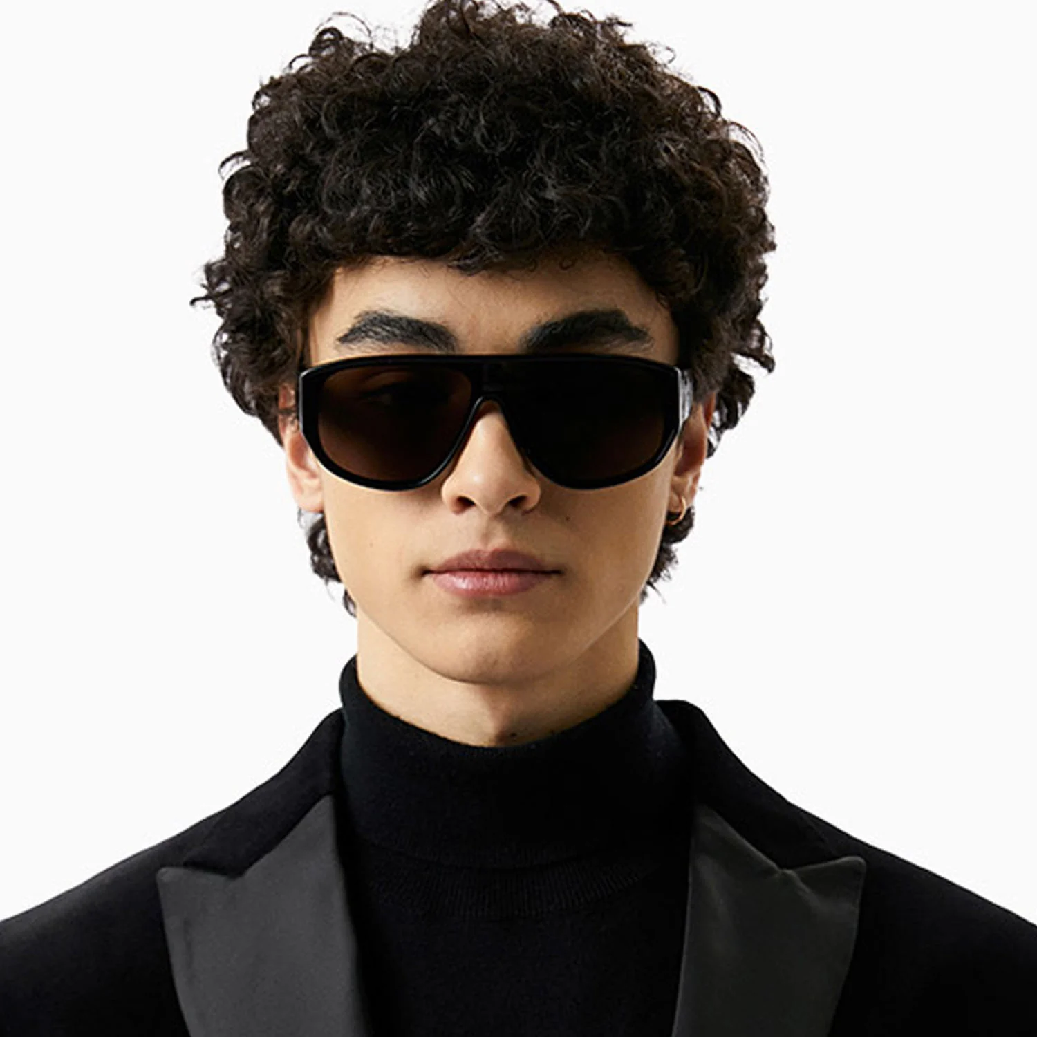 Men's Alexander Mcqueen Black Grey Sunglasses - Image 2