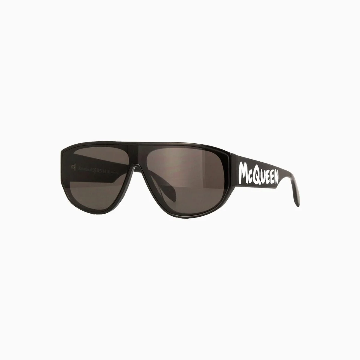 Men's Alexander Mcqueen Black Grey Sunglasses - Image 3