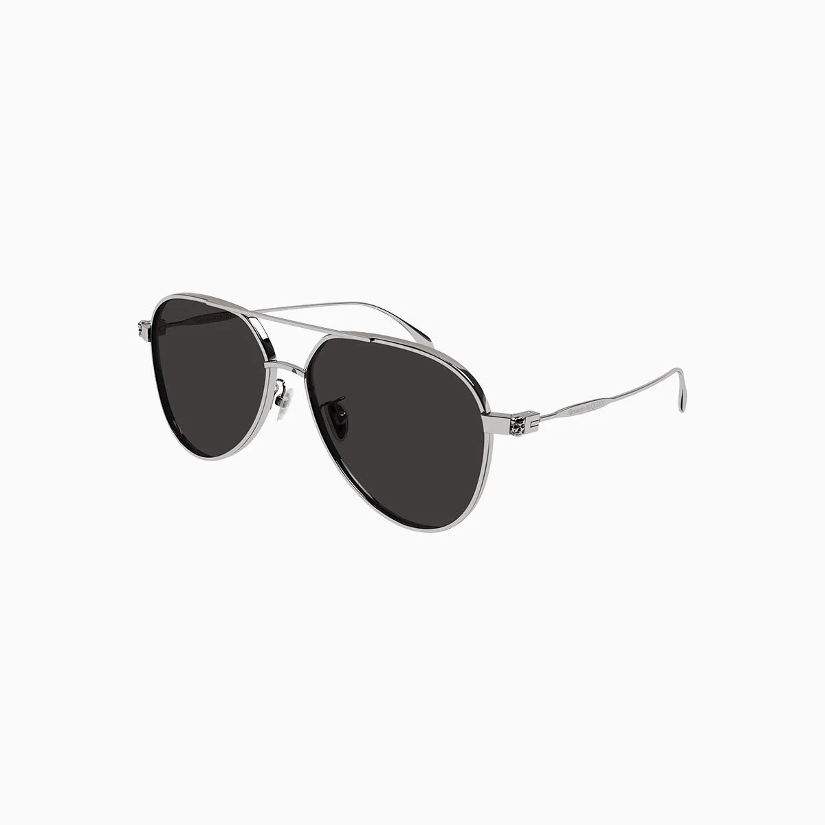 Alexander Mcqueen Ruthenium Grey Sunglasses - Image 3
