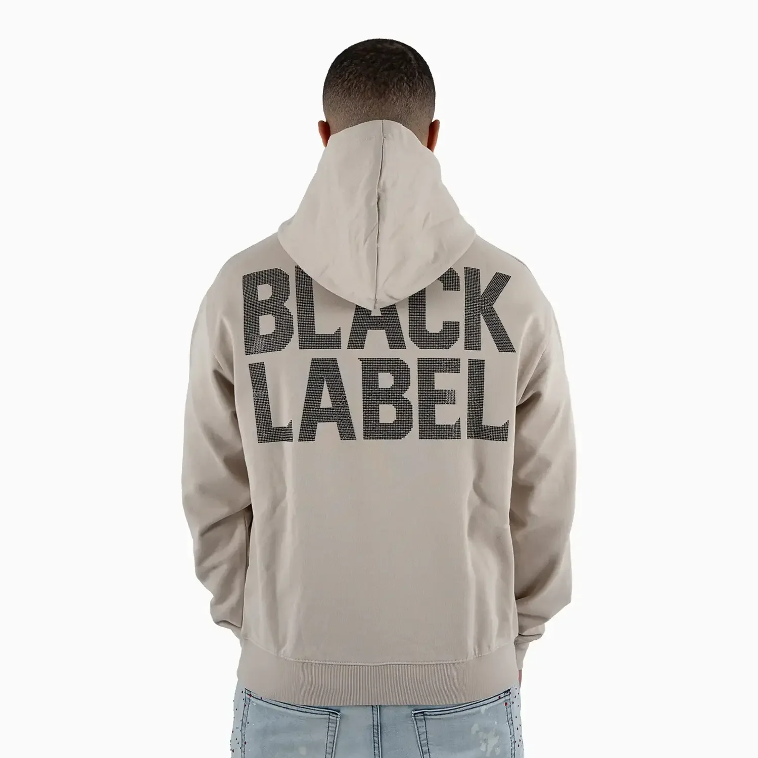 Men's Black Label Bling Hoodie - Image 2