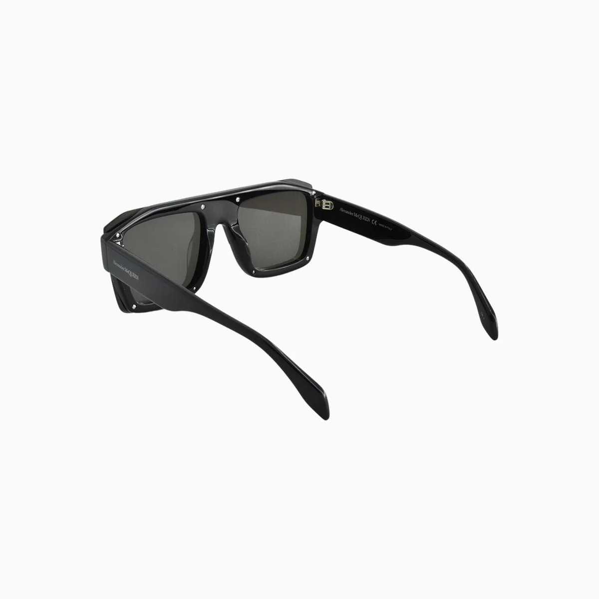 Black Rectangle Alexander McQueen Sunglasses - Image 3