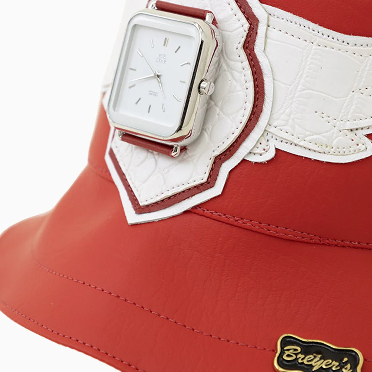 Breyer's Buck 50 Bucket Leather Watch  Hat - Image 4