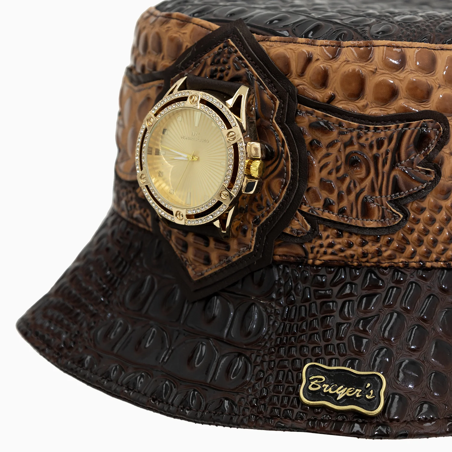 Breyer's Buck 50 Bucket Leather Watch Hat - Image 3
