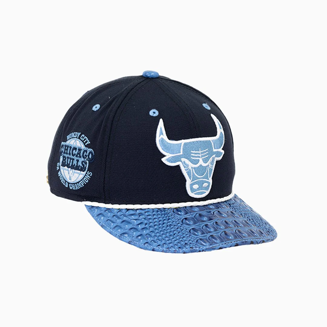 Breyer's Buck 50 Chicago Bulls Hat With Leather Visor - Image 3