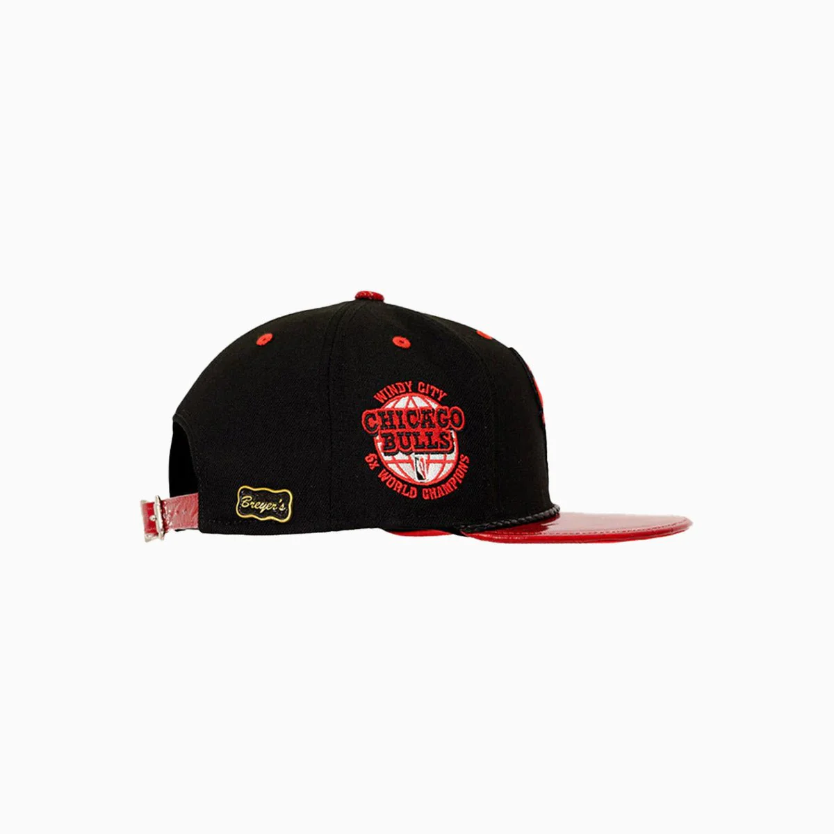 Breyer's Buck 50 Chicago Bulls Hat With Leather Visor - Image 4
