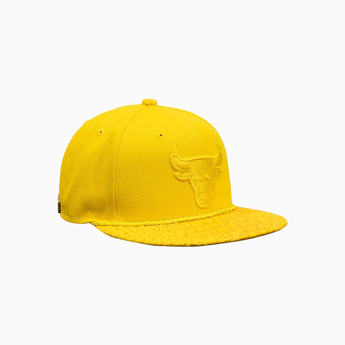 Breyer's Buck 50 Chicago Bulls Hat With Leather Visor - Image 4