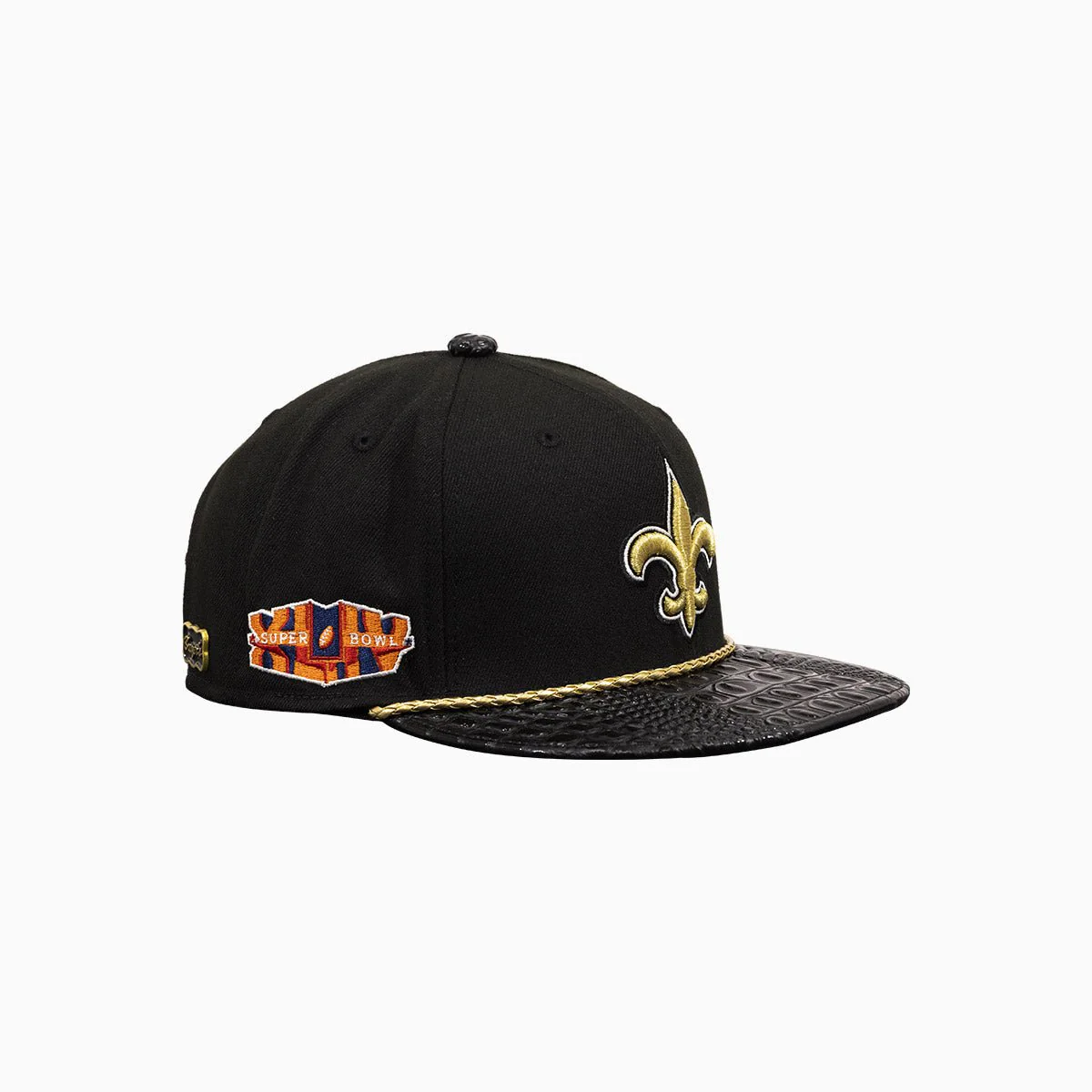 Breyer's Buck 50 New Orleans Saints Hat With Leather Visor - Image 3