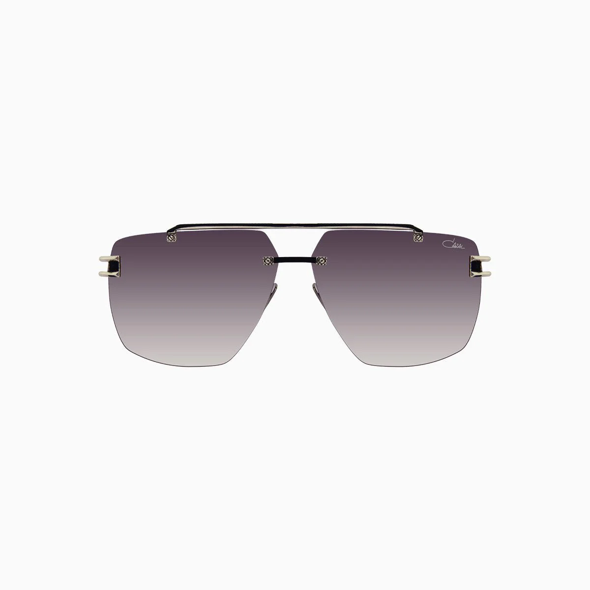 Cazal 9107 Black Silver Sunglasses - Image 3