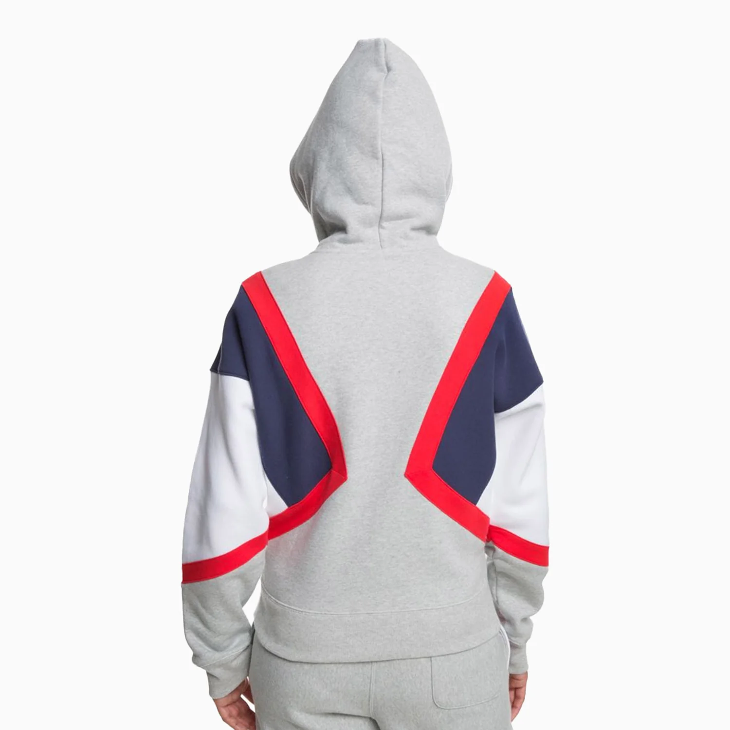 Women's Reverse Weave Colorblock Full Zip Hoodie - Image 2