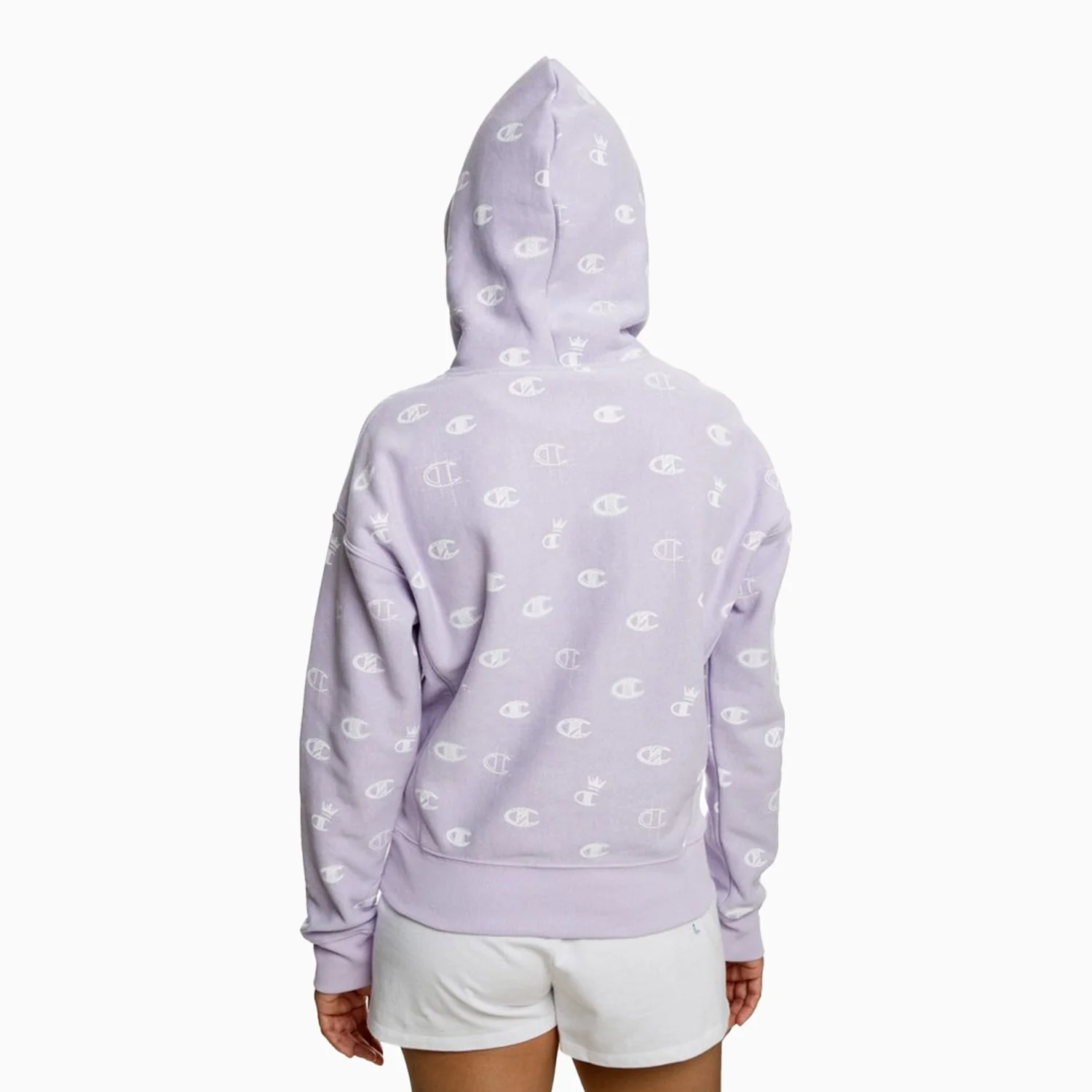 Women's Reverse Weave Pull Over Hoodie - Image 2
