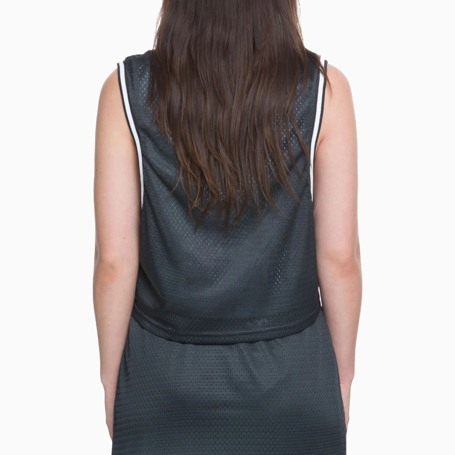 Women's Reversible Mesh Cropped Tank Top - Image 2