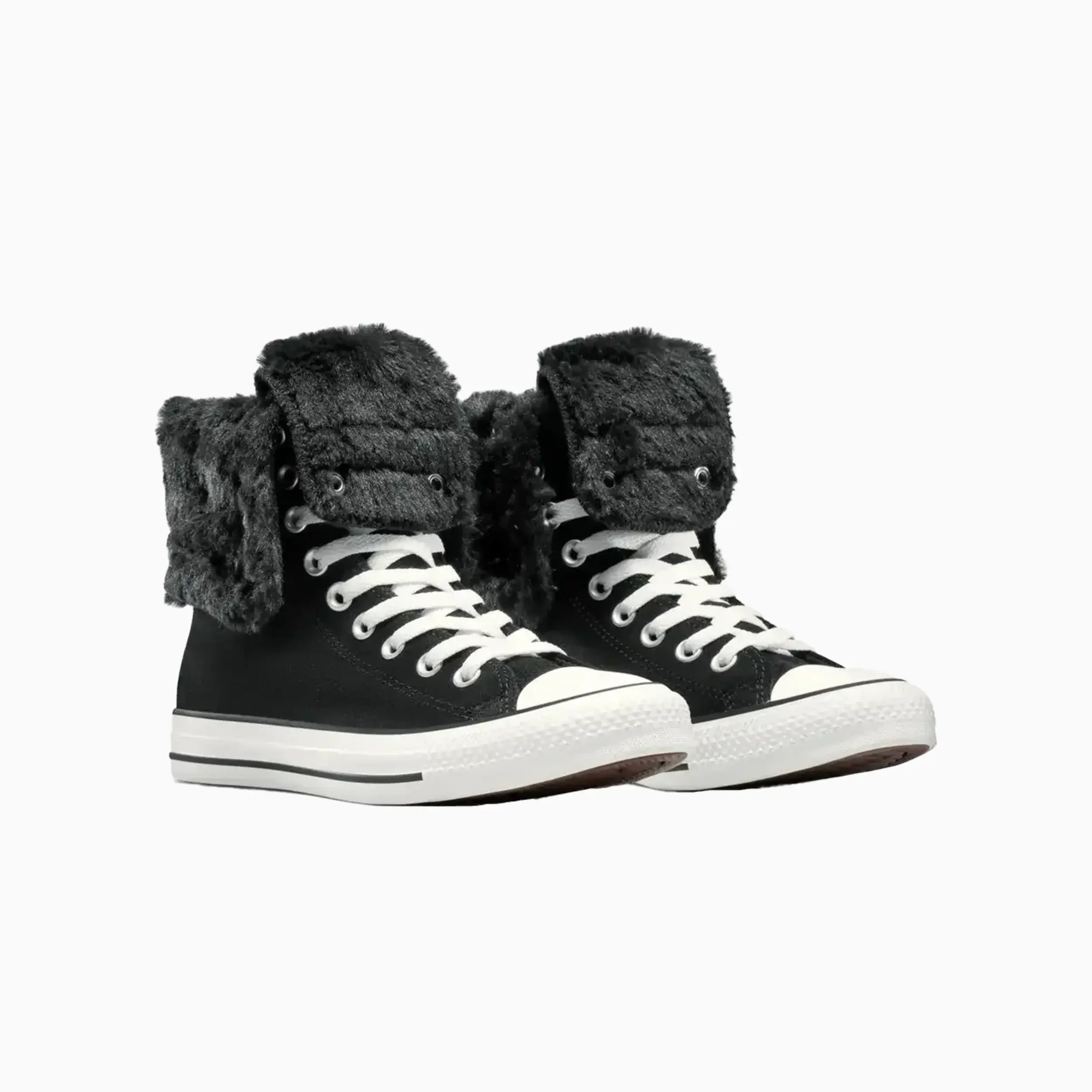 Women's All Star Fold Over Hi Faux Fur - Image 3