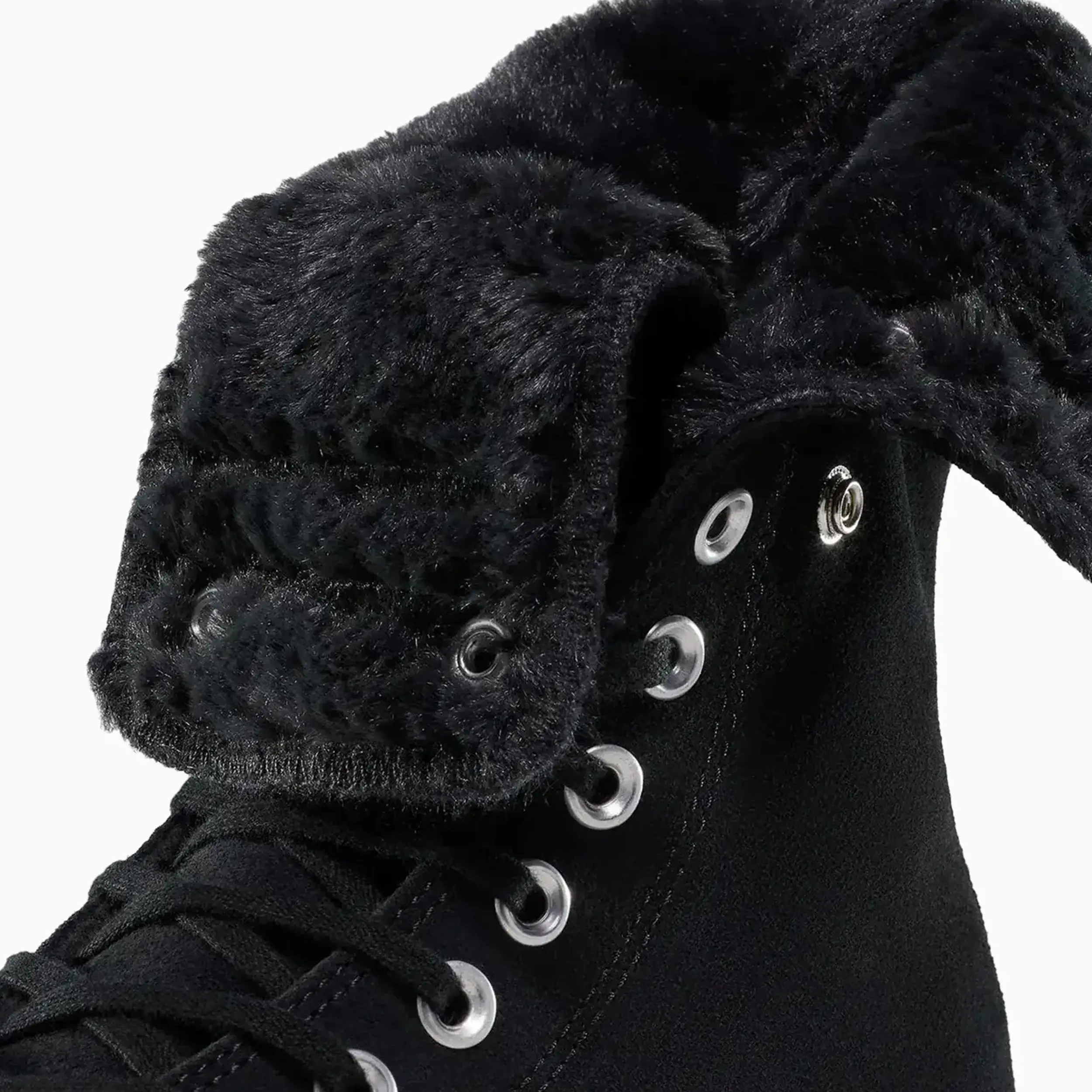 Women's All Star Fold Over Lift X-Hi Faux Fur - Image 9