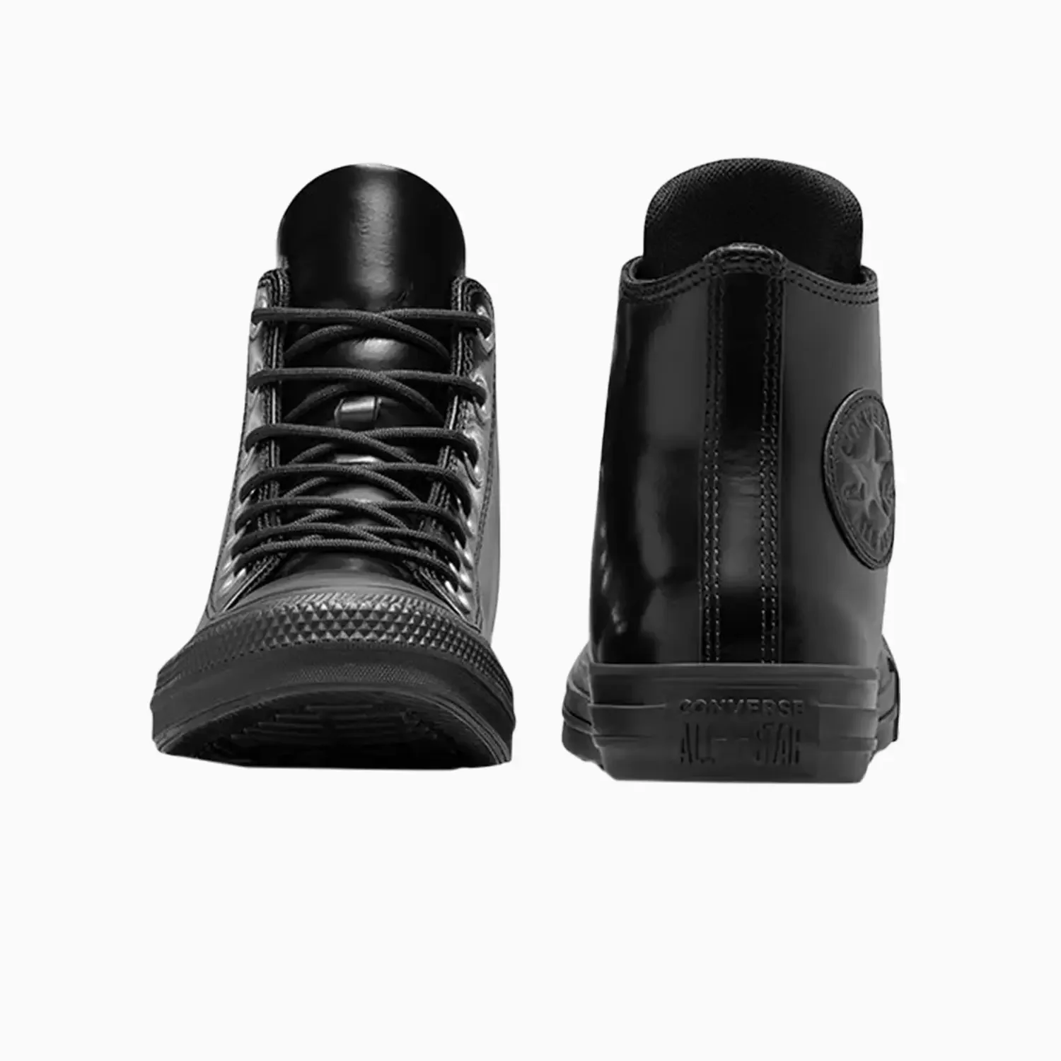 Women's Chuck Taylor All Star Black Lux Leather - Image 9