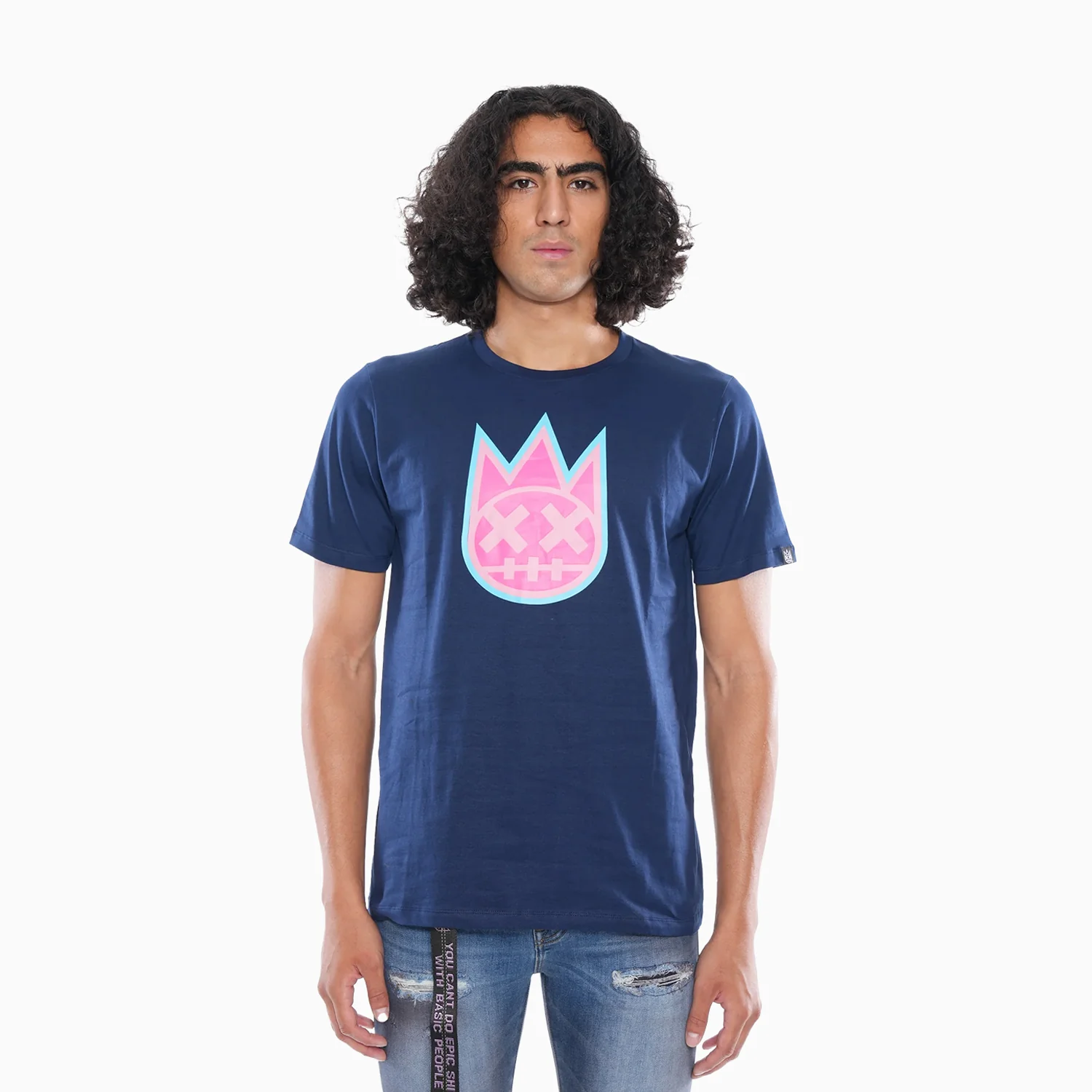 Men's 3D Clean Shimuchan Logo Crew Neck Tee