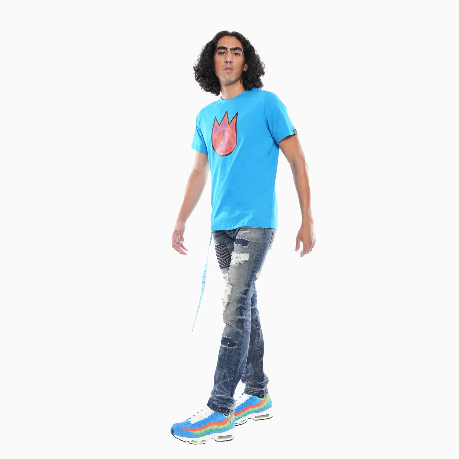 Men's 3D Clean Shimuchan Logo Crew Neck Tee - Image 3