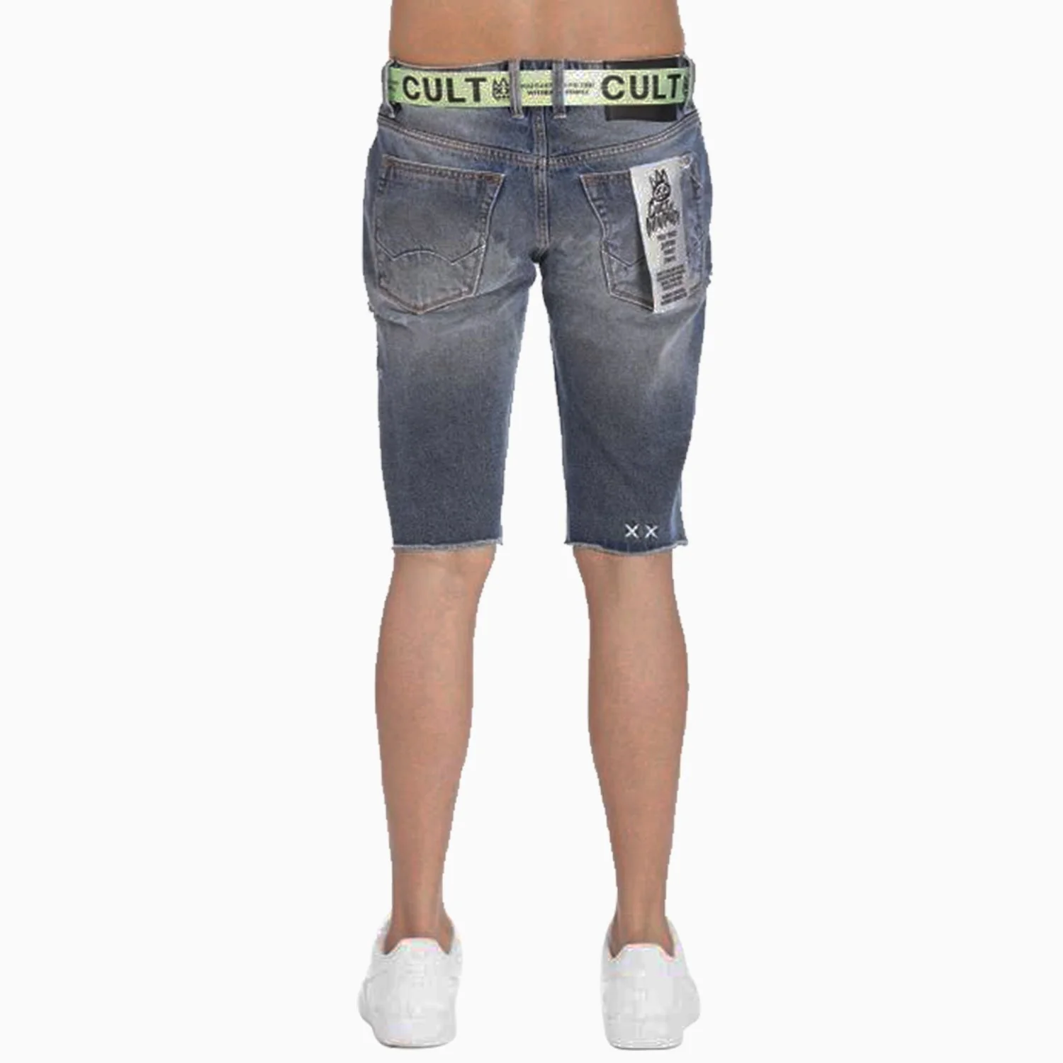 Men's Belted Rocker Denim Short - Image 2