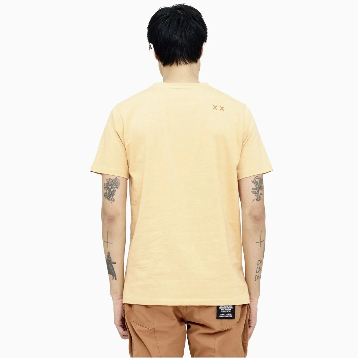 Men's Shimuchan Logo Crew Neck Short Sleeve T-Shirt - Image 2