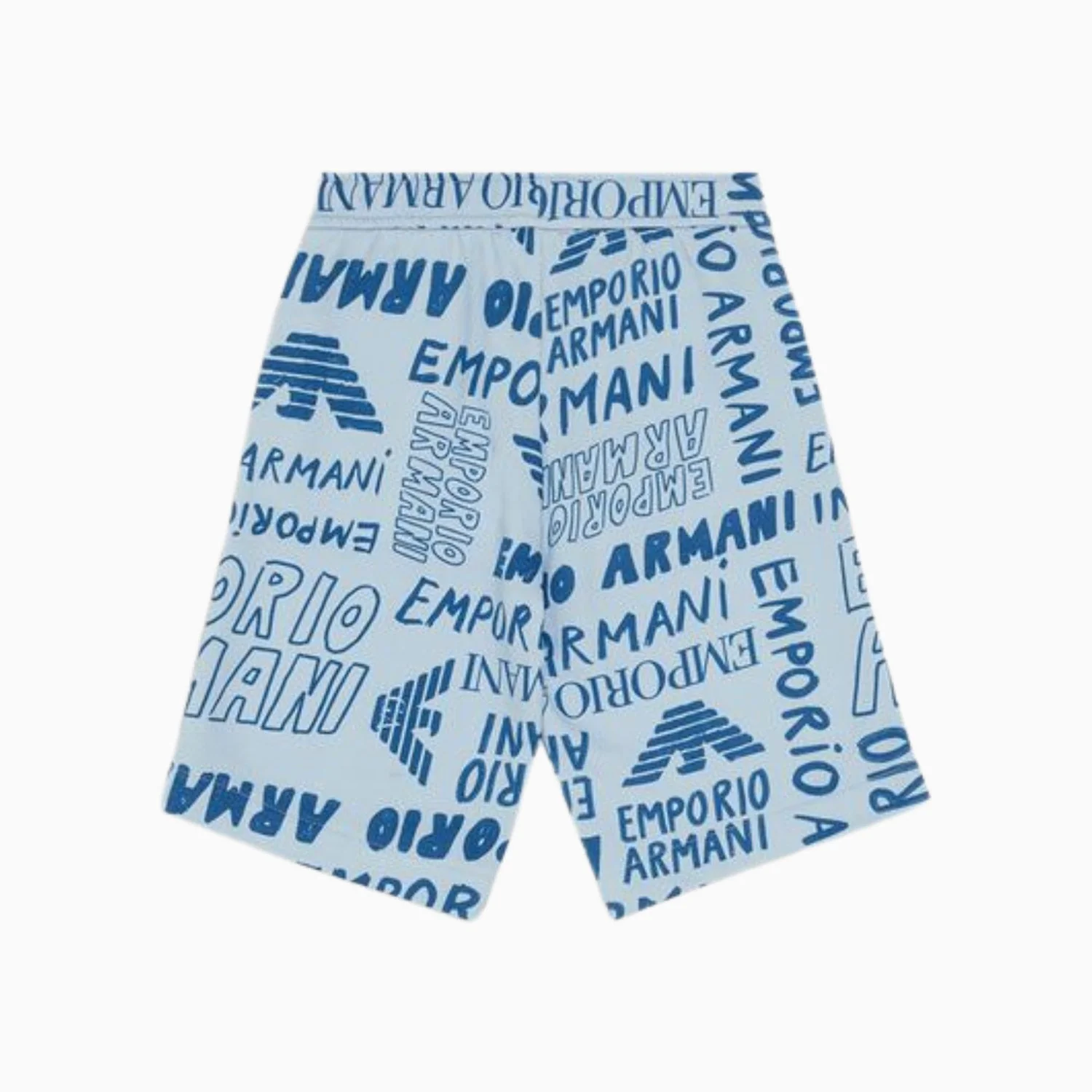 Kid's Gradient Logo Jersey T Shirt And Shorts Outfit - Image 5