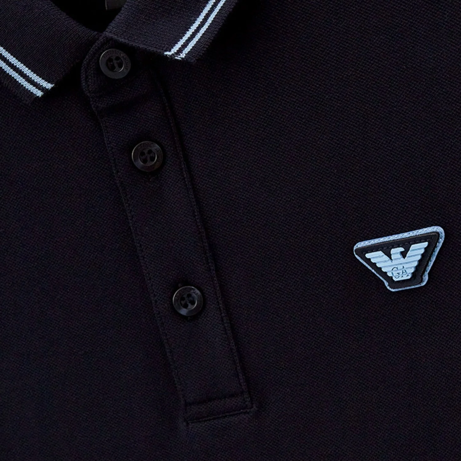 Kid's Pique Short Sleeve Polo Shirt - Image 3