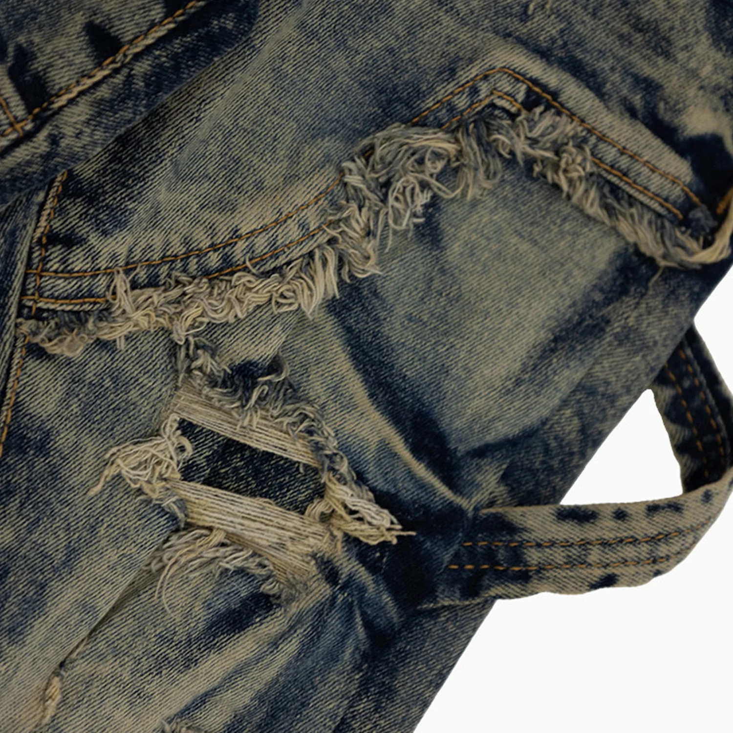 Kid's Distressed Carpenter Slim Jeans Pant - Image 4