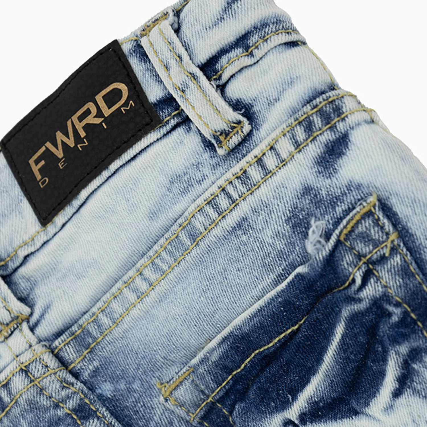 Kid's Distressed Carpenter Slim Jeans Pant - Image 5