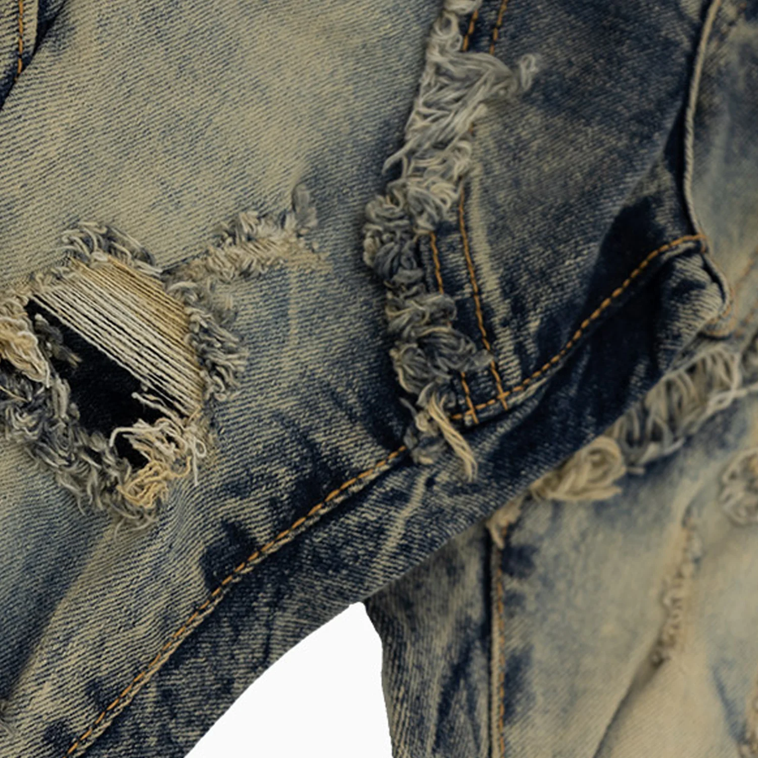 Kid's Distressed Carpenter Slim Jeans Pant - Image 3