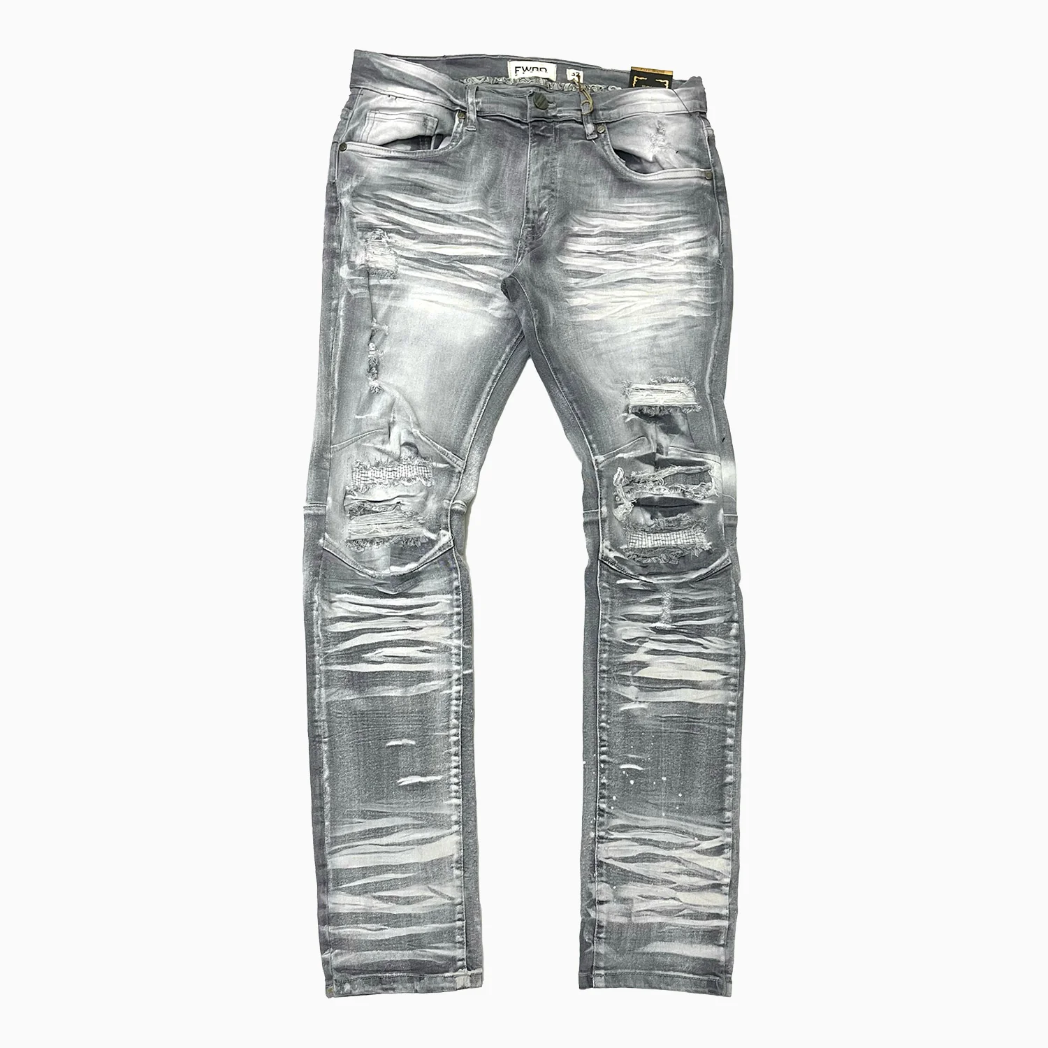 Kid's Washed Up Denim Jeans Pant - Image 2