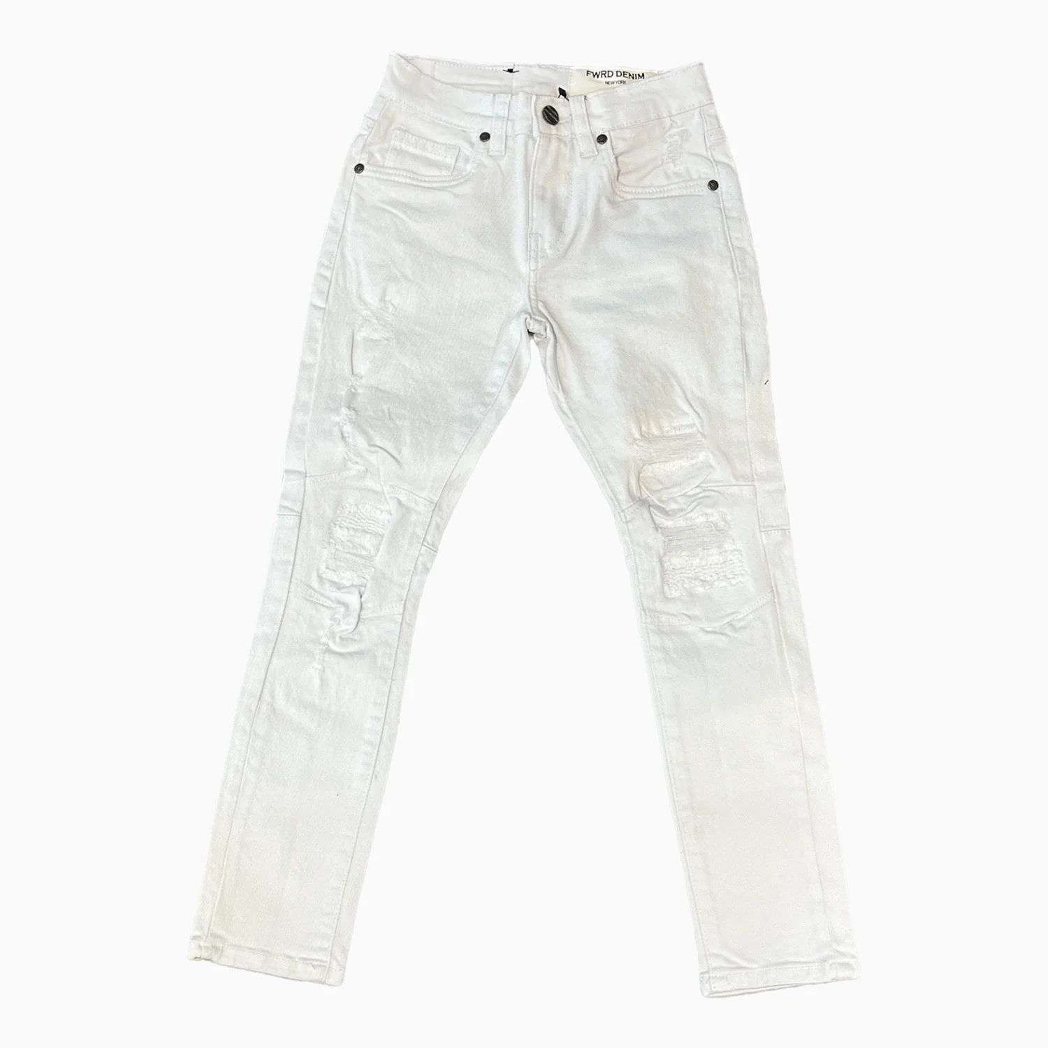 Kid's Washed Up Denim Jeans Pant - Image 2