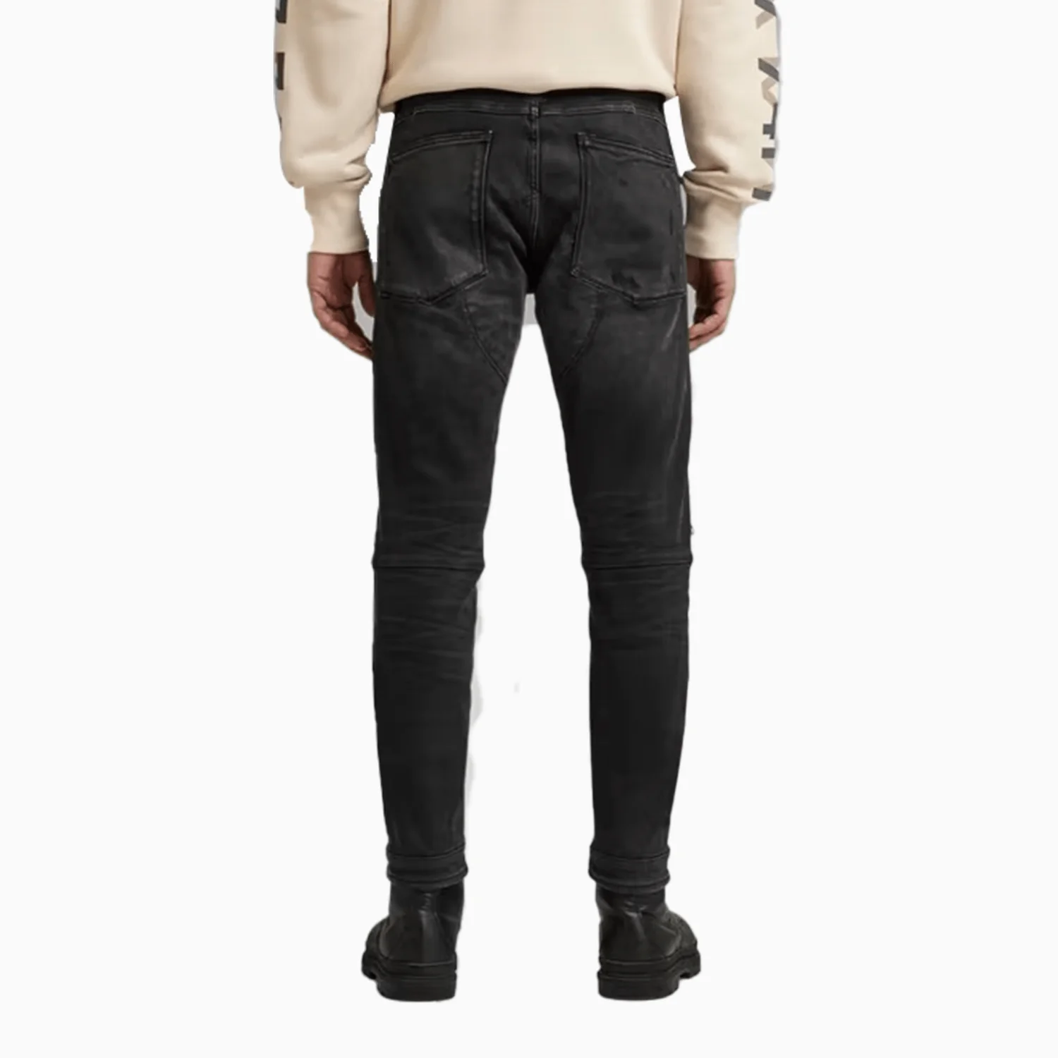Men's 3D Zip Knee Skinny Denim Pant - Image 3