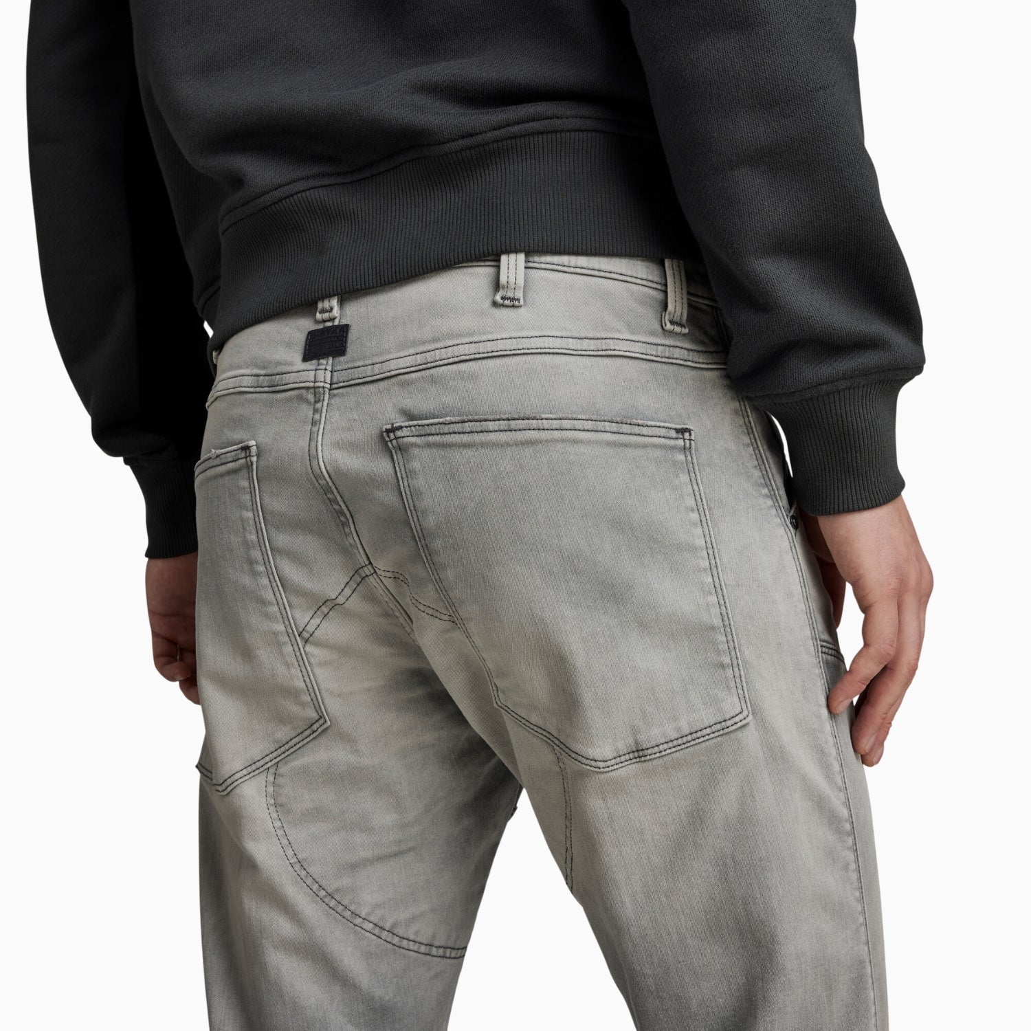 Men's 5620 3D Zip Knee Skinny Jeans Pant - Image 4