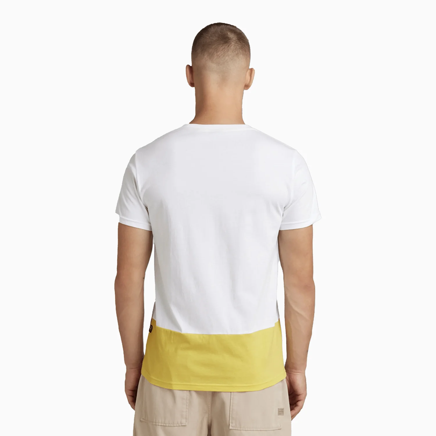 Men's Color Block RAW T Shirt - Image 3
