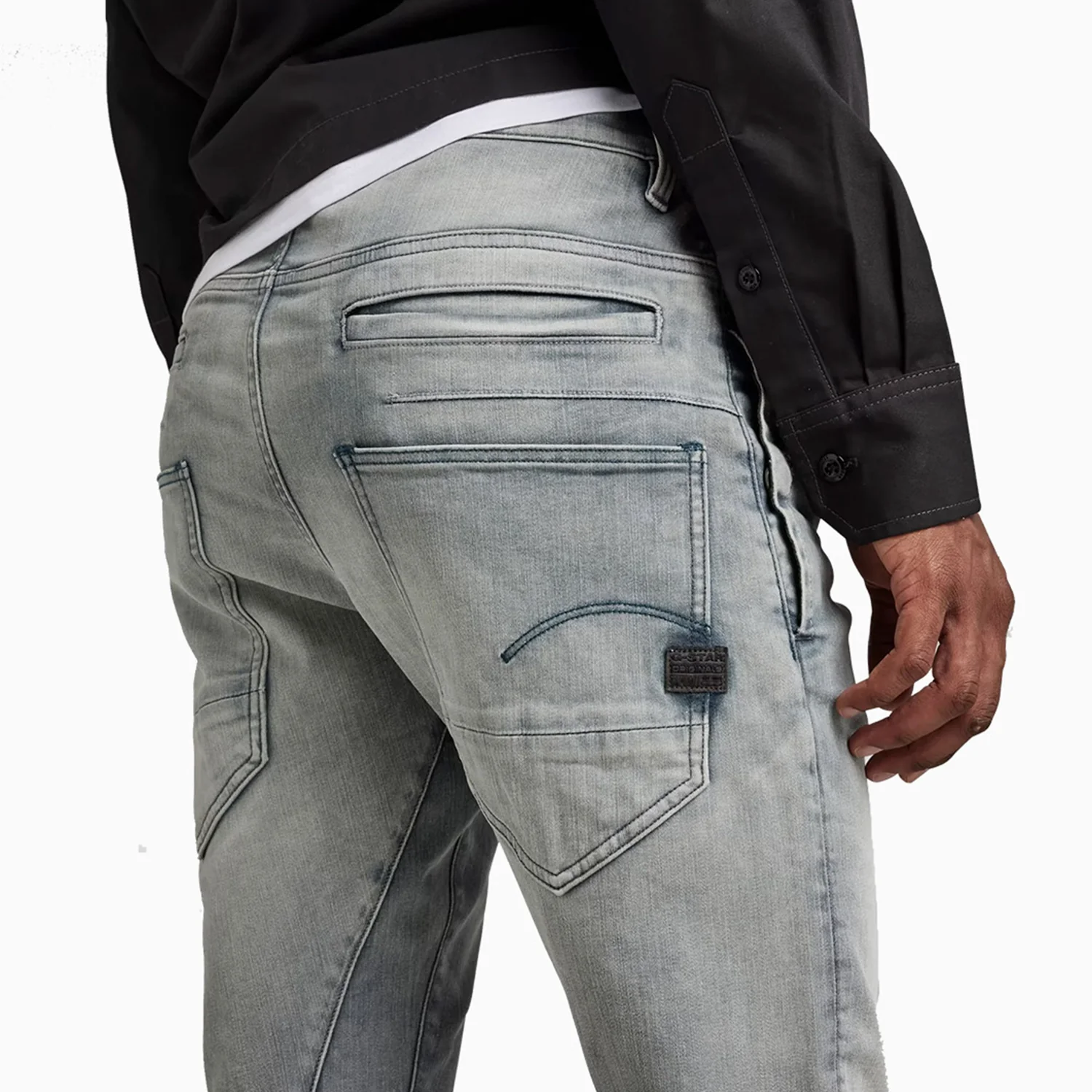 Men's D-Staq 3D Slim Skinny Denim Pant - Image 4