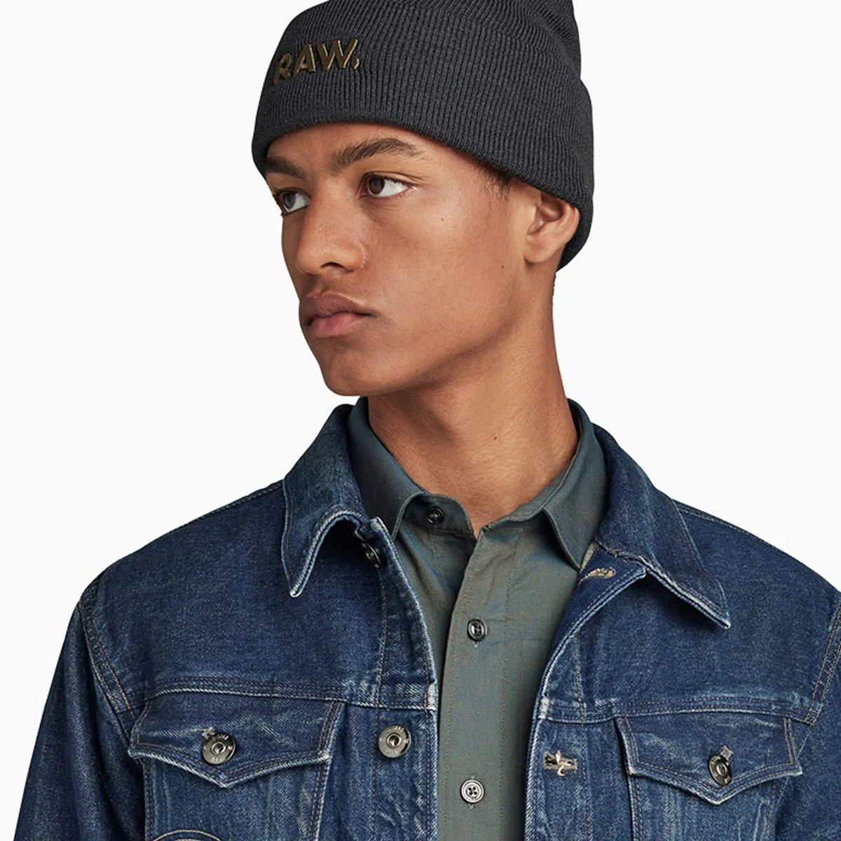 Men's Effo Raw Long Beanie - Image 2