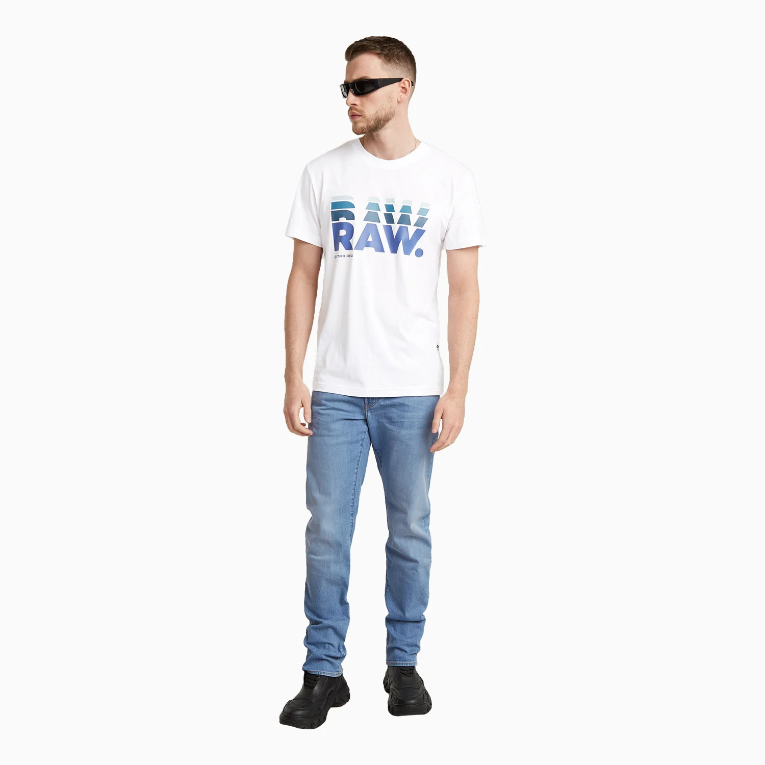 Men's G Star Graphic Crew Neck T Shirt - Image 5