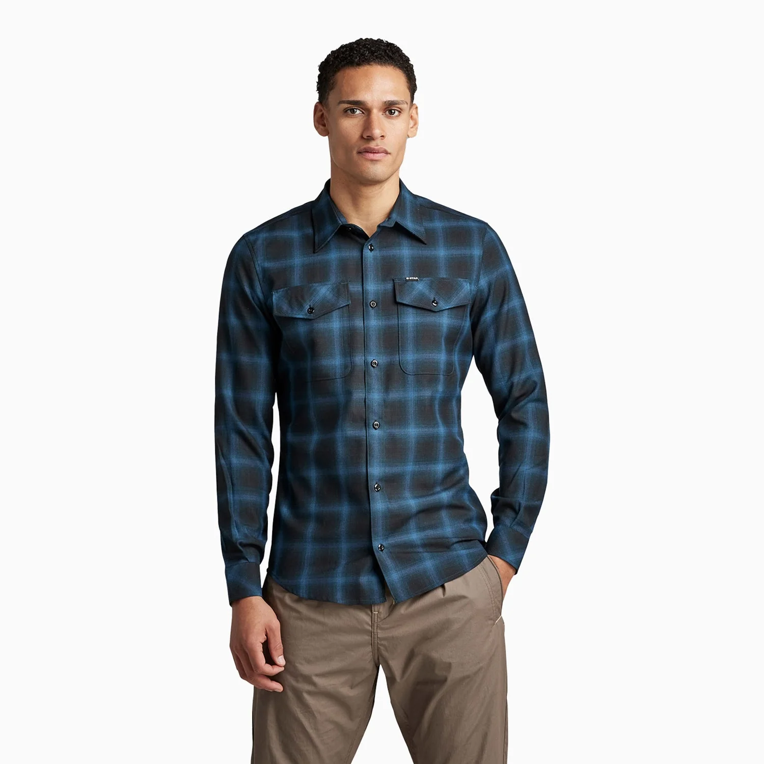 Men's Marine Slim Regular Shirt